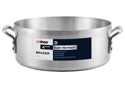 15qt Brazier Pot - Heavy Duty Cast Iron Dutch Oven for Camping, Baking & Outdoor Cooking - Perfect for Stews, Soups & Roasts