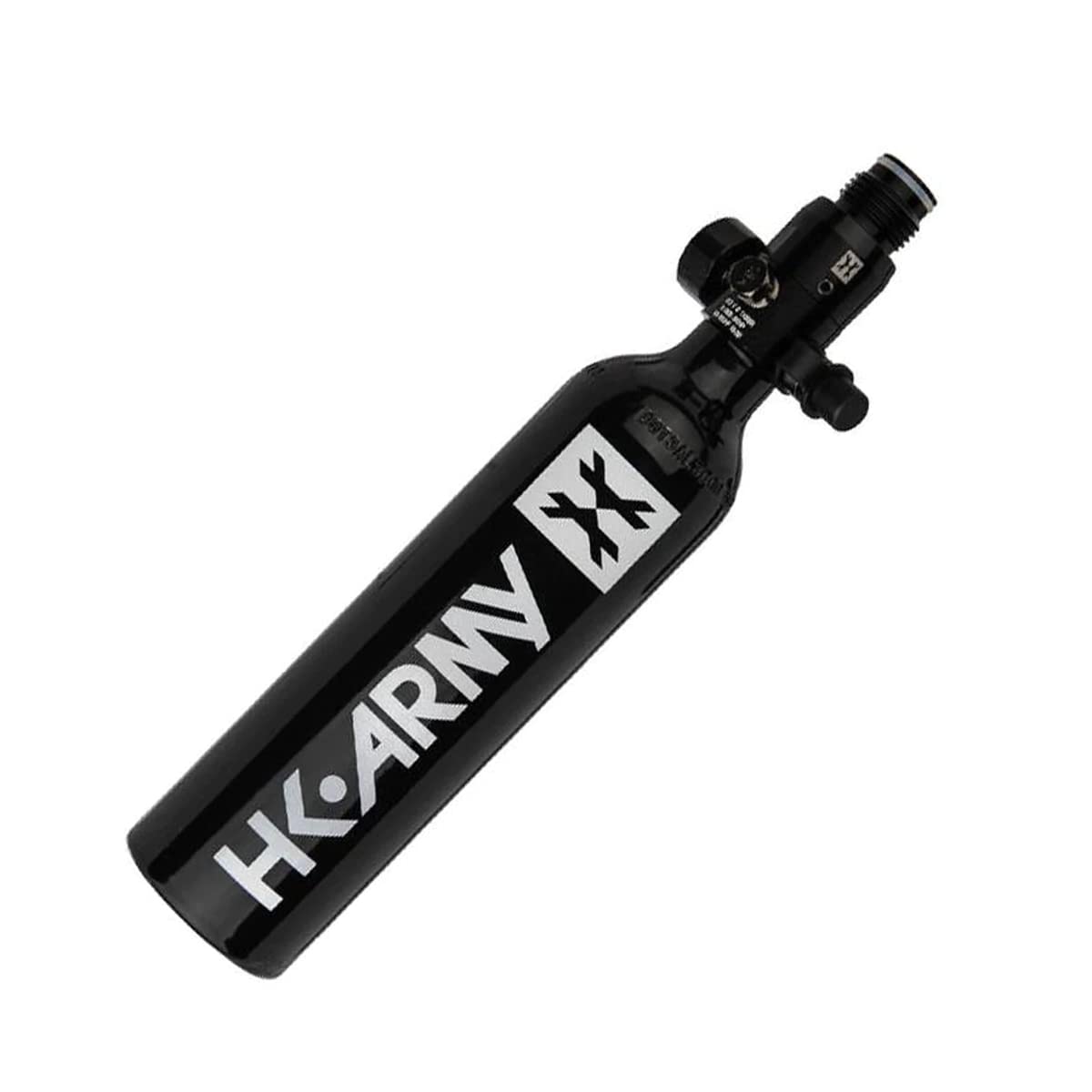 HK Army Aluminum HPA Paintball Air Tank with Standard Regulator - Lightweight & Durable for Outdoor Paintball Games & Airsoft Battles