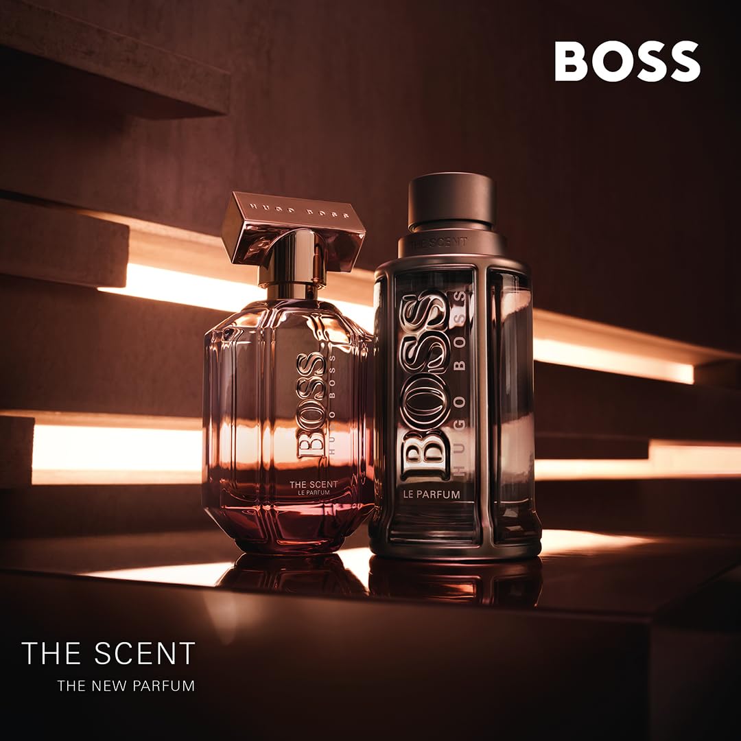 Hugo Boss The Scent for Men | Amber Cologne with Ginger, Maninka Fruit, Iris & Leather Notes | Long Lasting Luxury Perfume | Perfect for Date Night, Office & Special Occasions