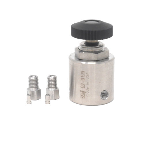 Flat Bottom Prime/Purge Valve with 1/4 Inch Tube Fitting - Compatible with Air Compressors, Pneumatic Systems & Industrial Equipment