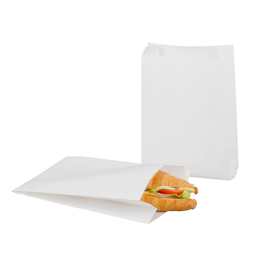 Premium White Paper French Fry & Snack Bags - 7