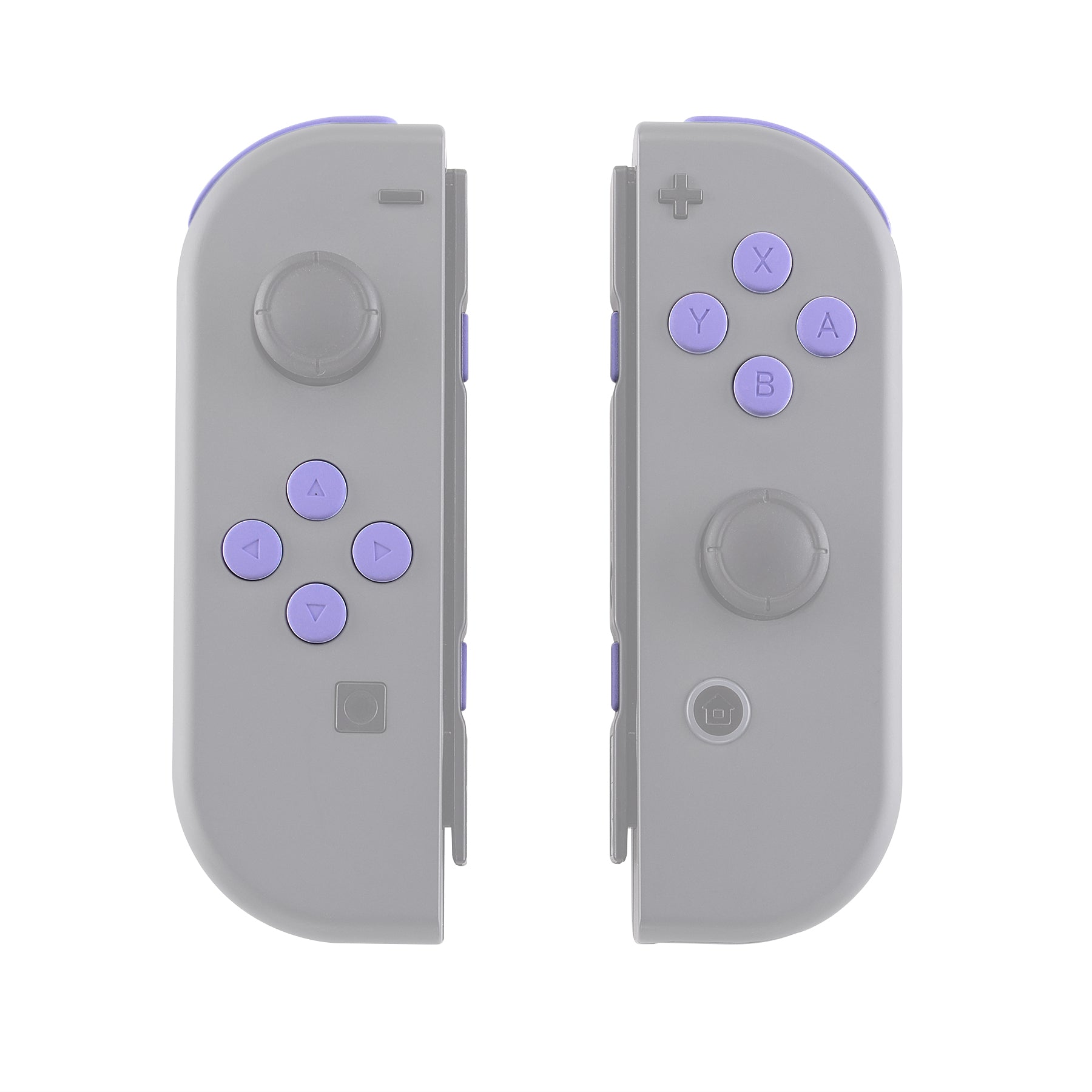 ExtremeRate Light Violet Replacement ABXY Buttons & Triggers Kit for Nintendo Switch JoyCon (OLED Included) - Full Set with Tools for DIY Repair & Customization - Perfect for Gaming, Home Use & Travel Accessories
