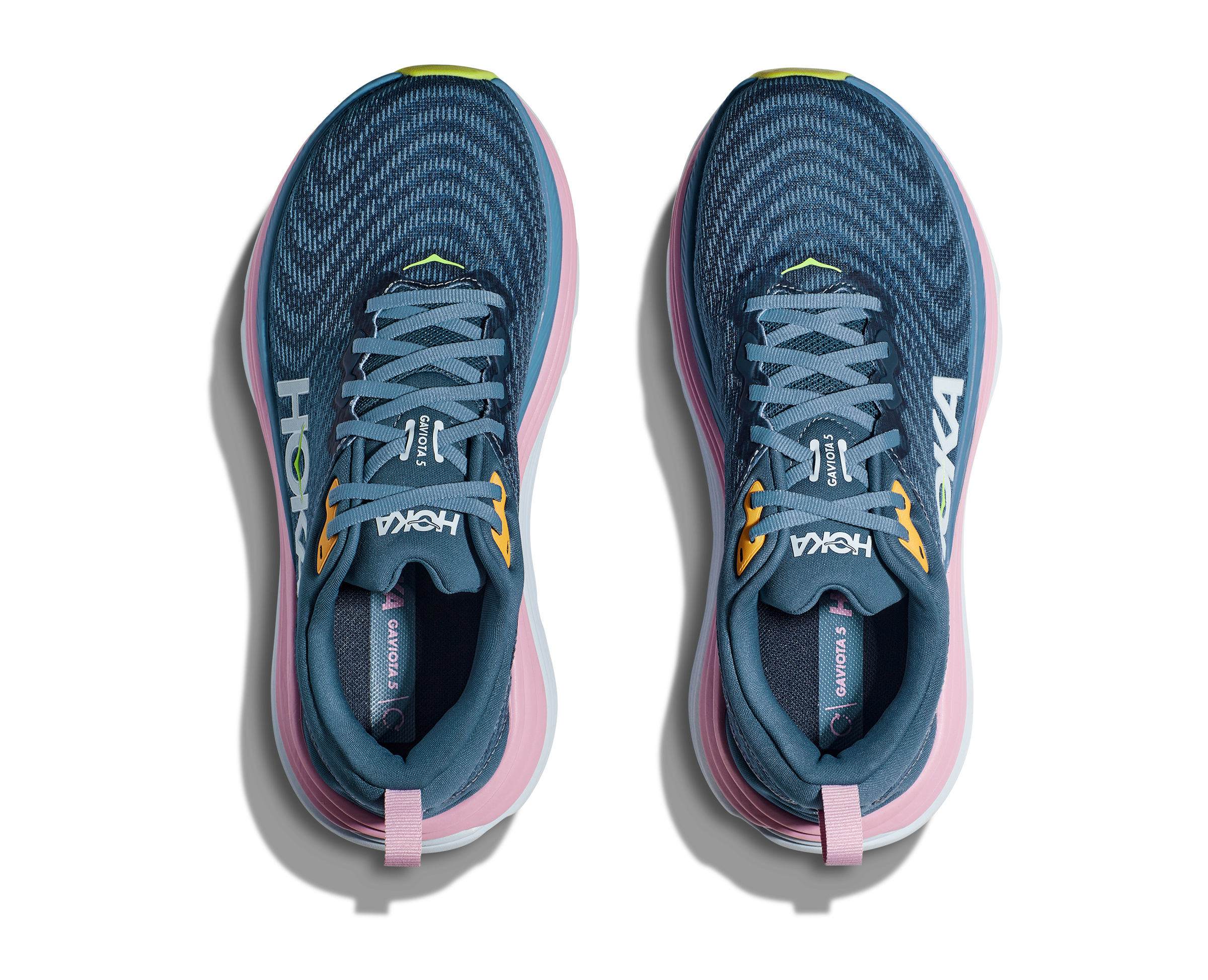 Women's HOKA Gaviota 5 Running Shoes (RHD, Real Teal/Shadow) - Stability & Cushion for Road Running, Walking & Everyday Comfort