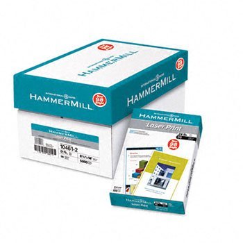 Hammermill Premium Laser Print Paper 8.5 x 14 Legal Size 24lb 98 Bright Acid Free - 10 Reams (5,000 Sheets) for Office Documents, Legal Forms & Professional Printing
