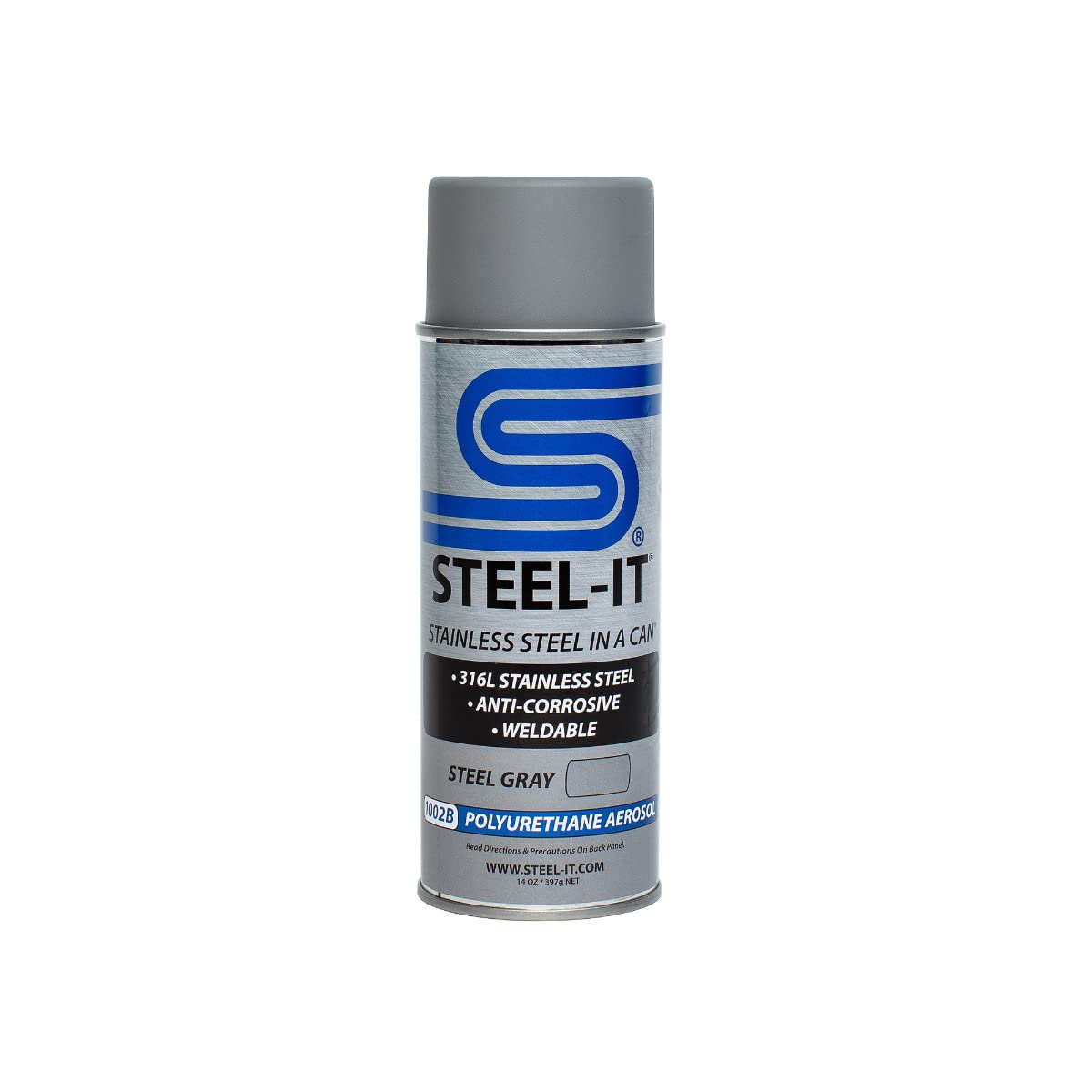 Steel-It Polyurethane 14oz Spray Can - Rust & Corrosion Resistant Coating for Metal Protection | Ideal for Automotive, Marine & Industrial Use