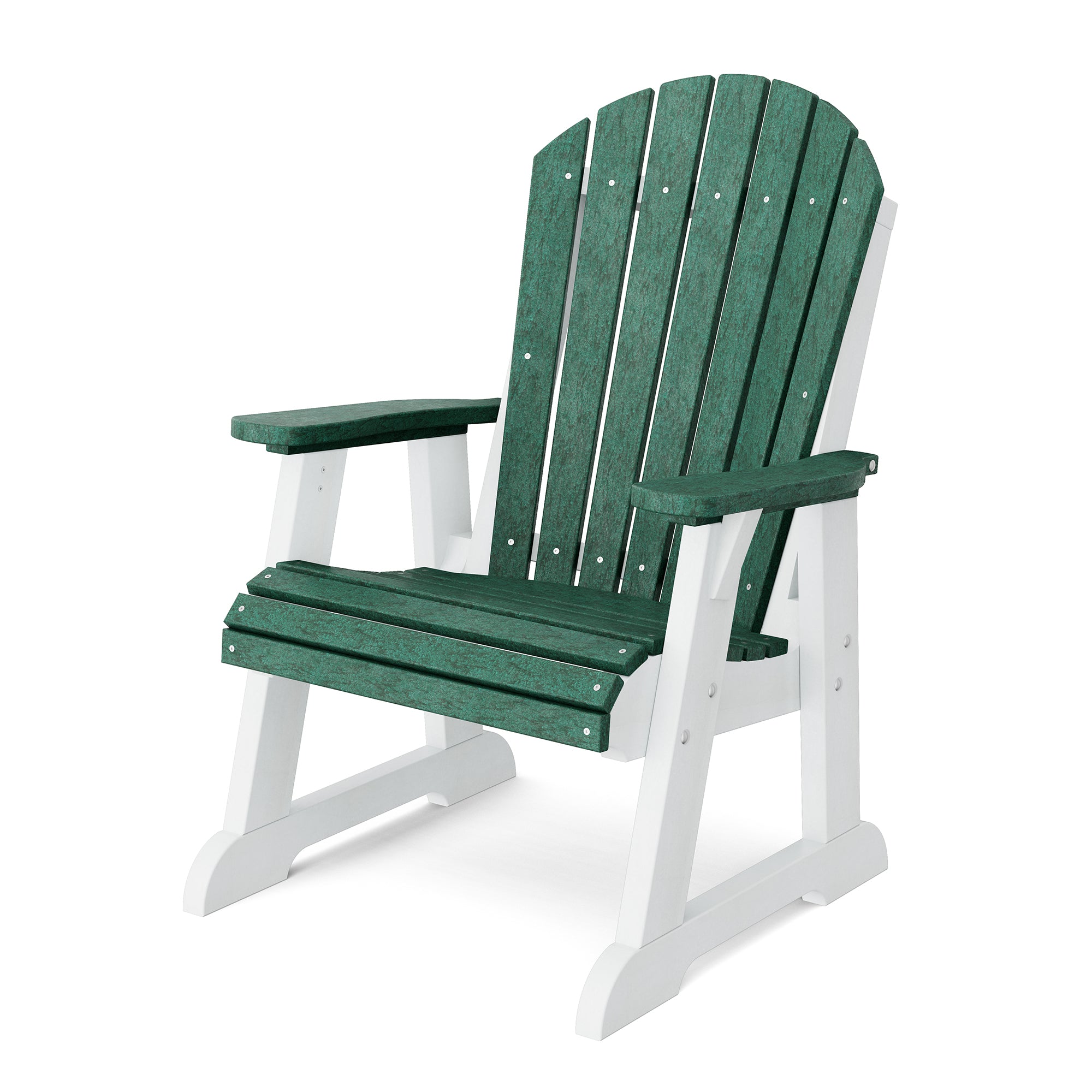 Heritage High Fan Back Chair - Classic Wooden Dining Chair with Upholstered Seat - Perfect for Farmhouse, Rustic & Traditional Dining Rooms