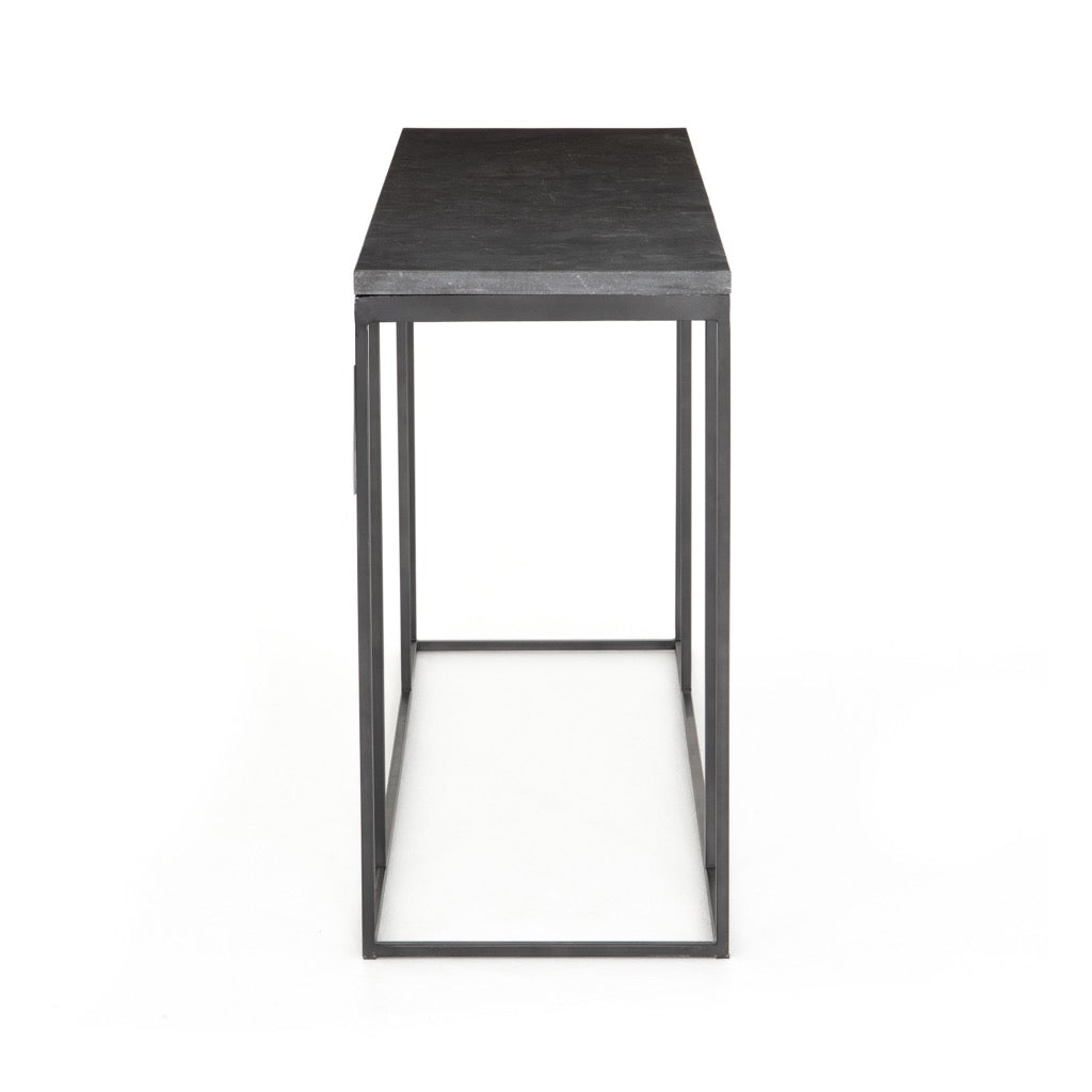 Modern Harlow Console Table - Entryway Sofa Table with Storage Shelf, Farmhouse Style for Hallway, Living Room & Bedroom Decor - Perfect for Small Spaces & Home Organization