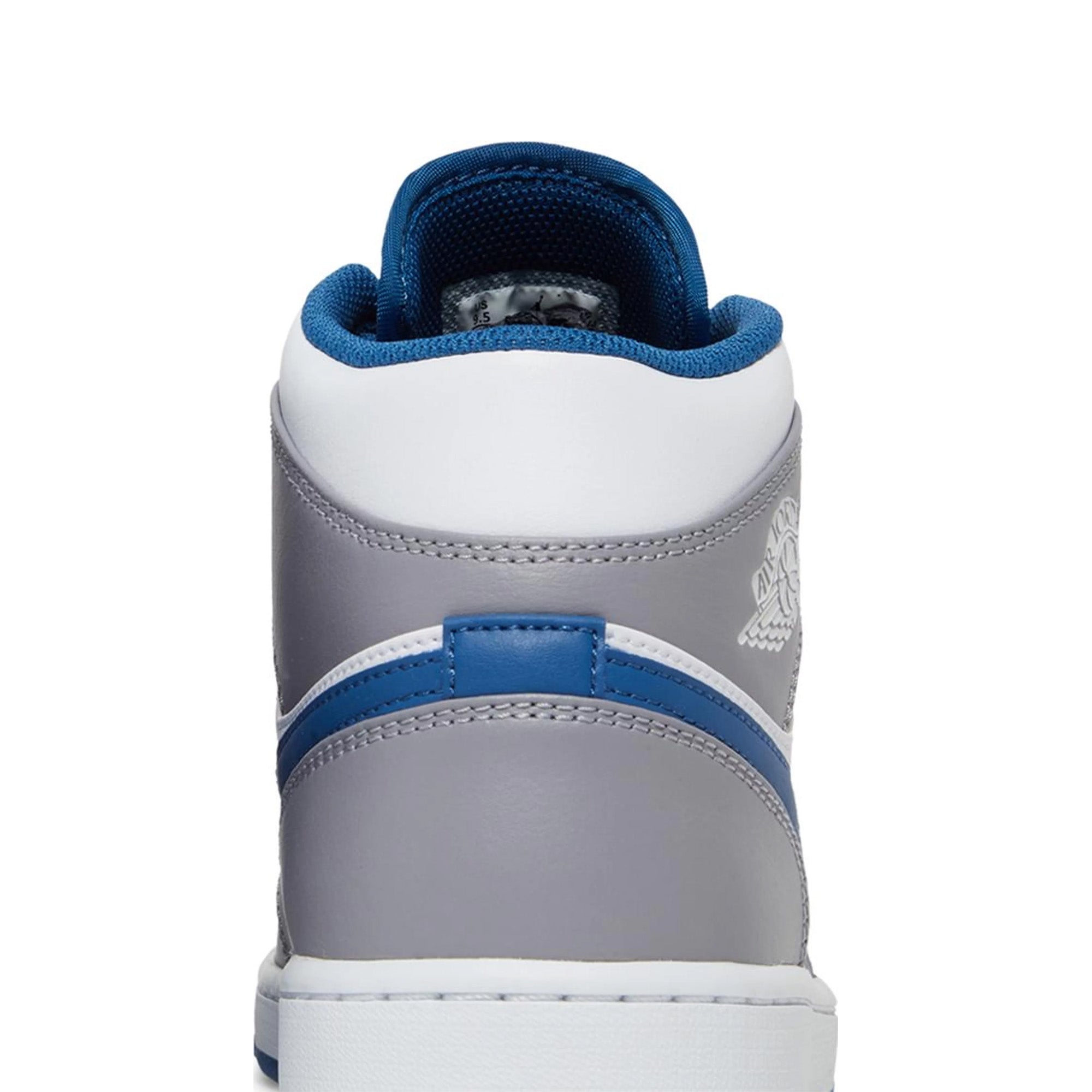 Air Jordan 1 Mid 'True Blue' Basketball Shoes (2022) - Men's Sneakers for Casual Wear, Street Style & Court Performance
