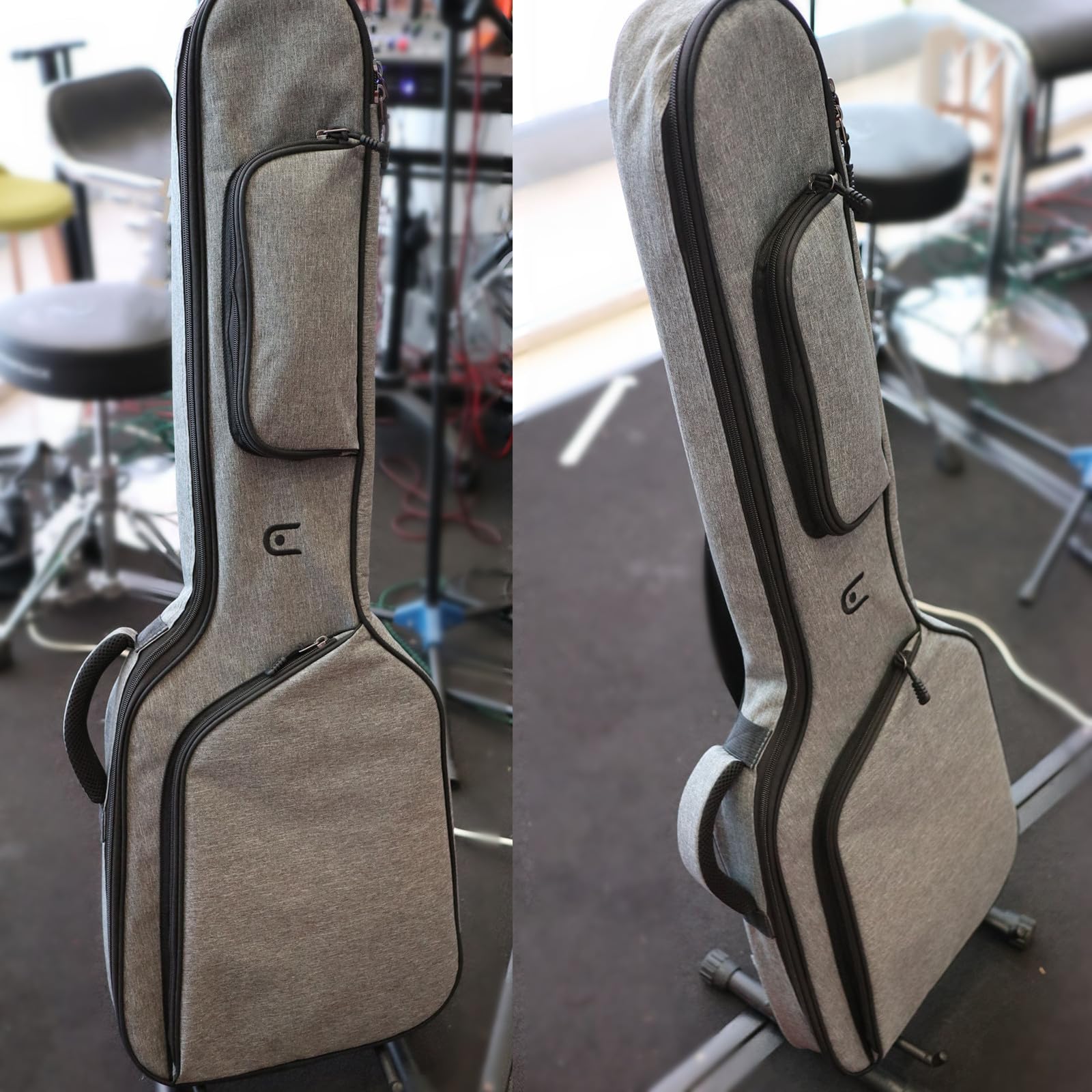 39 Inch Electric Guitar Gig Bag - 12mm Padding, Lightweight & Durable with Pockets & Adjustable Straps | Perfect for Travel, Gigging & Storage Protection