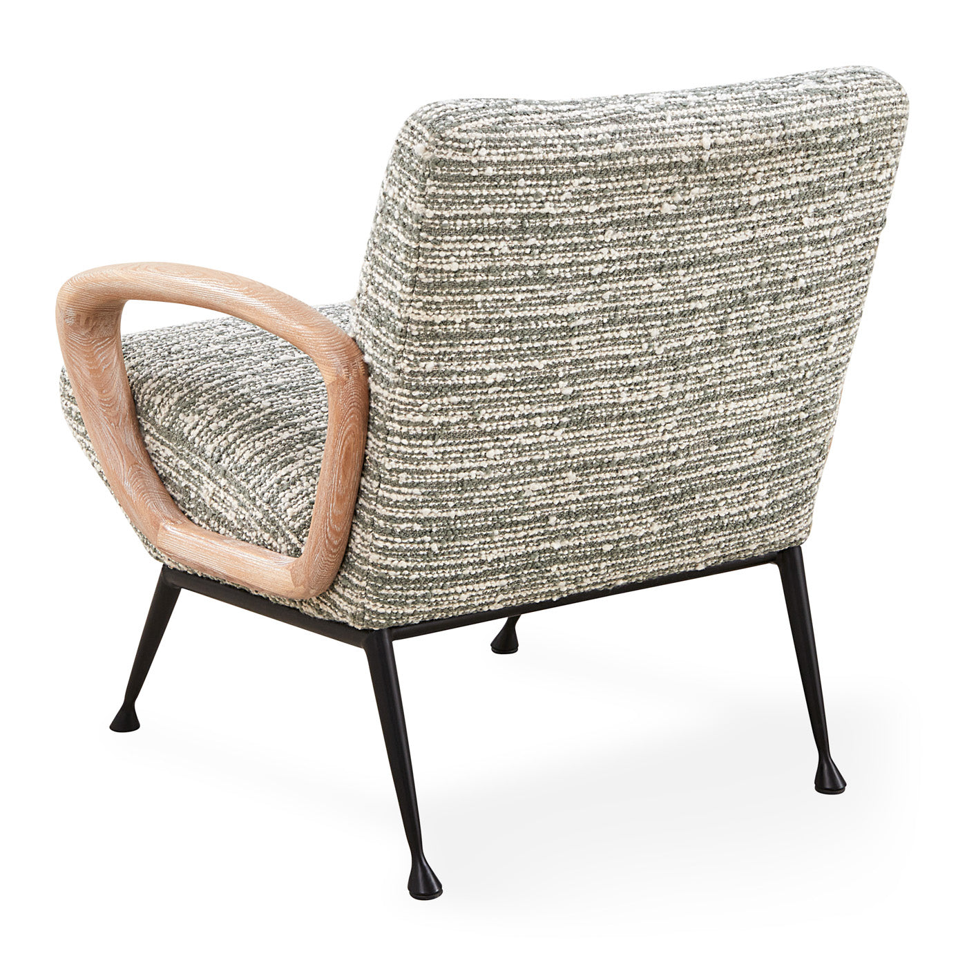 Gainsbourg Lounge Chair - Modern Mid-Century Design Accent Chair for Living Room, Bedroom & Office - Comfortable Upholstered Armchair with Wooden Legs - Perfect for Relaxing, Reading & Decor