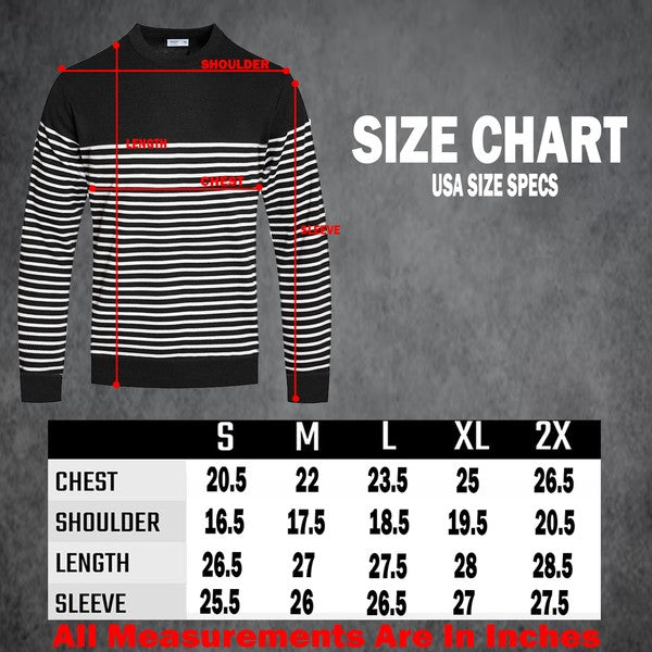 Round Neck Striped Sweater for Women - Cozy & Stylish Knit Pullover for Fall & Winter Fashion