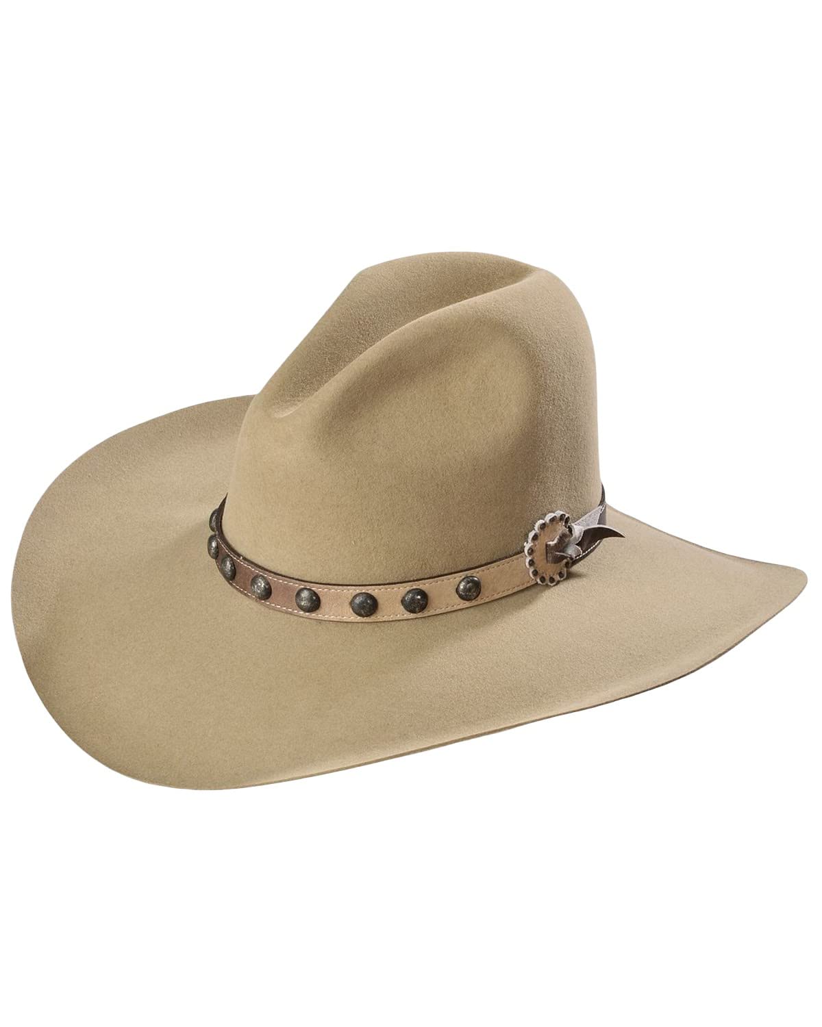 Stetson SBBBOW-6943 Broken Bow Cowboy Hat for Men - Western Style Felt Hat with Leather Band - Perfect for Rodeo, Country Music Festivals & Outdoor Adventures