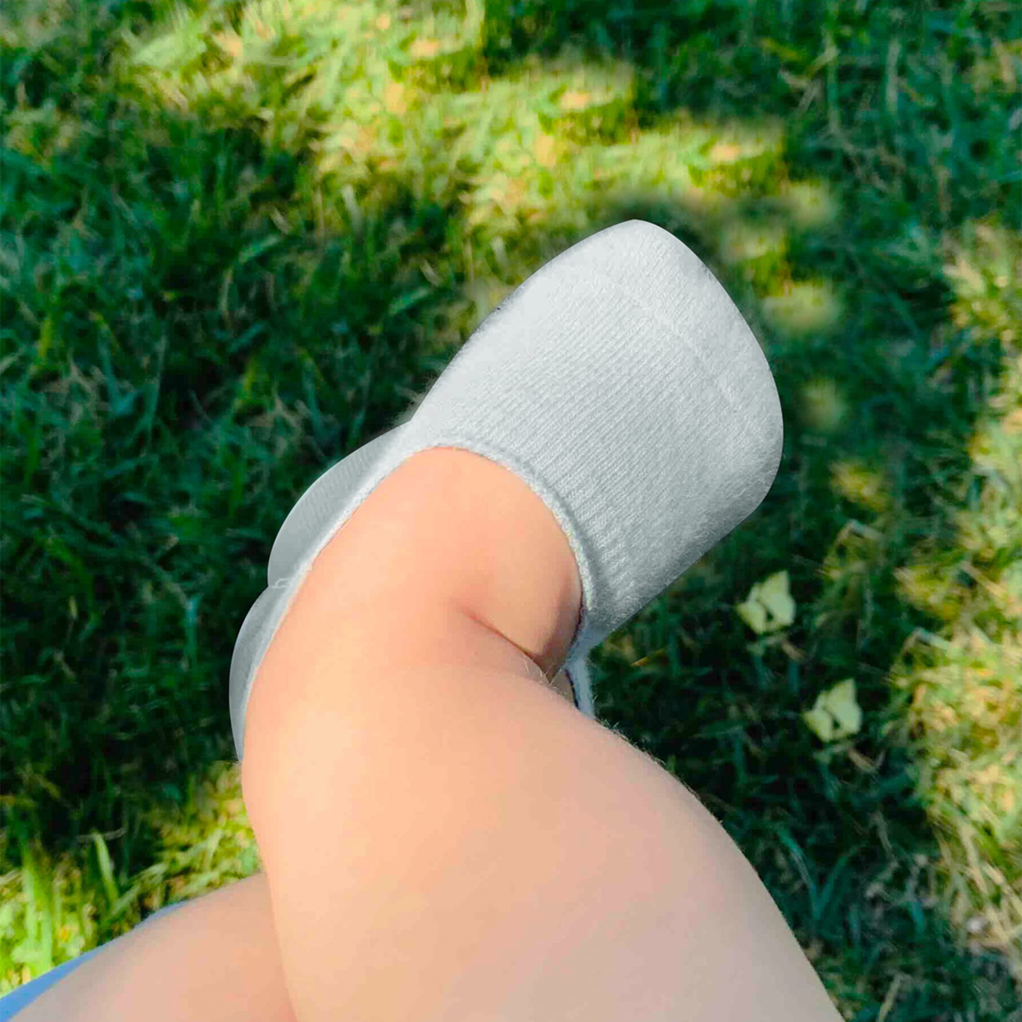Bistyle Baby No Show Socks 6 Pairs - Soft Cotton Anti-Allergic Newborn Infant Toddler Socks for Boys & Girls - Breathable Low Cut Ankle Socks for Everyday Wear, Playtime & School