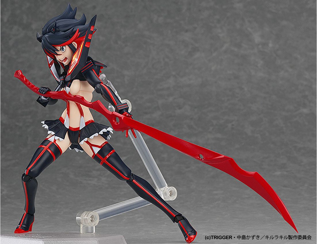 Figma #220 Ryuko Matoi Kill la Kill Anime Action Figure - Collectible Japanese Anime Character Model for Display & Cosplay
