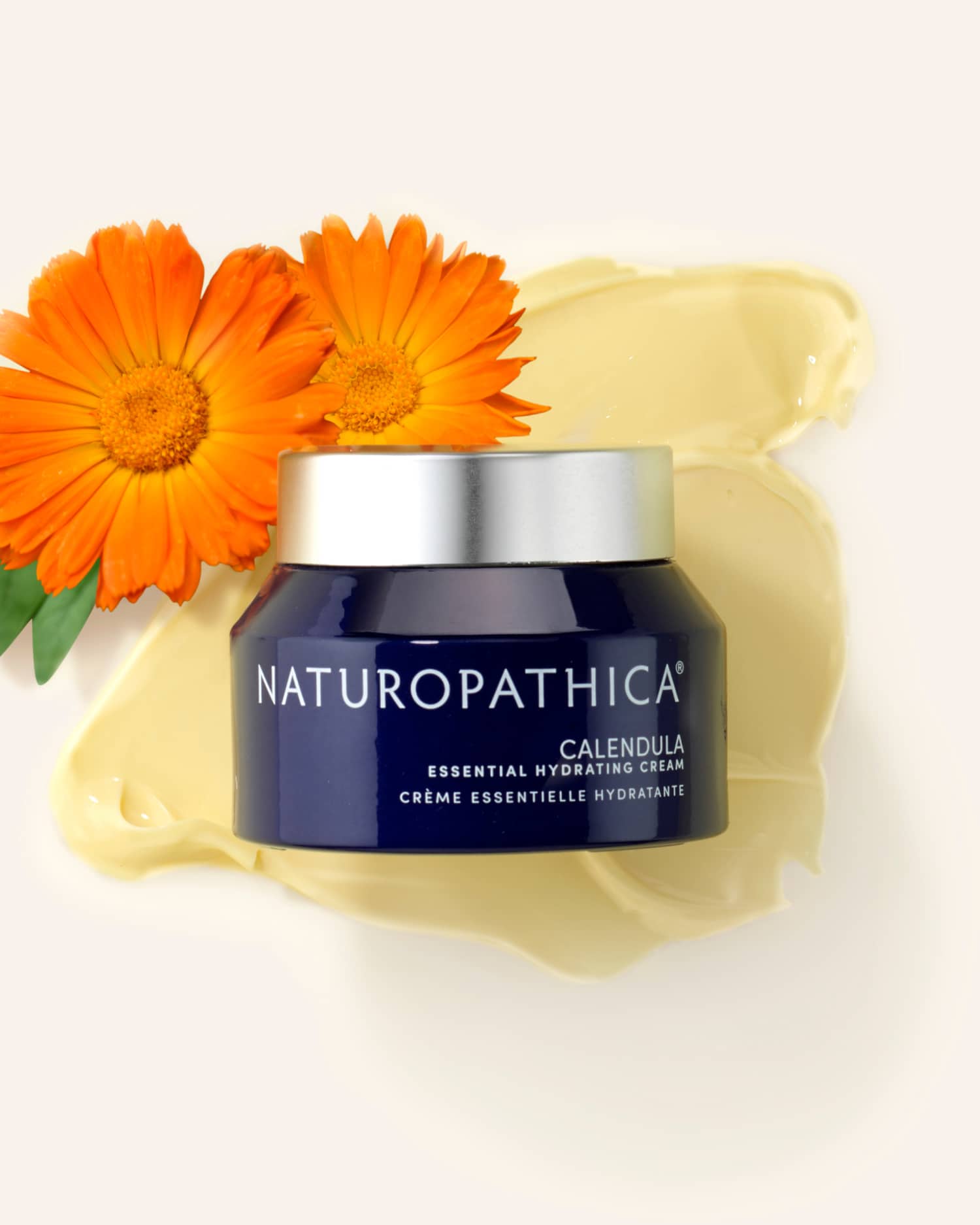 Calendula Essential Hydrating Cream for Face - Soothing Moisturizer for Dry & Sensitive Skin | Perfect for Daily Skincare Routine & Nighttime Use