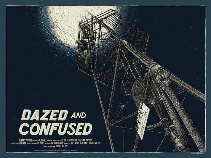 Dazed and Confused Movie Poster - Vintage 90s Film Wall Art Decor for Movie Lovers & Home Theater Room - Perfect for Bedroom, Living Room, or Office Display