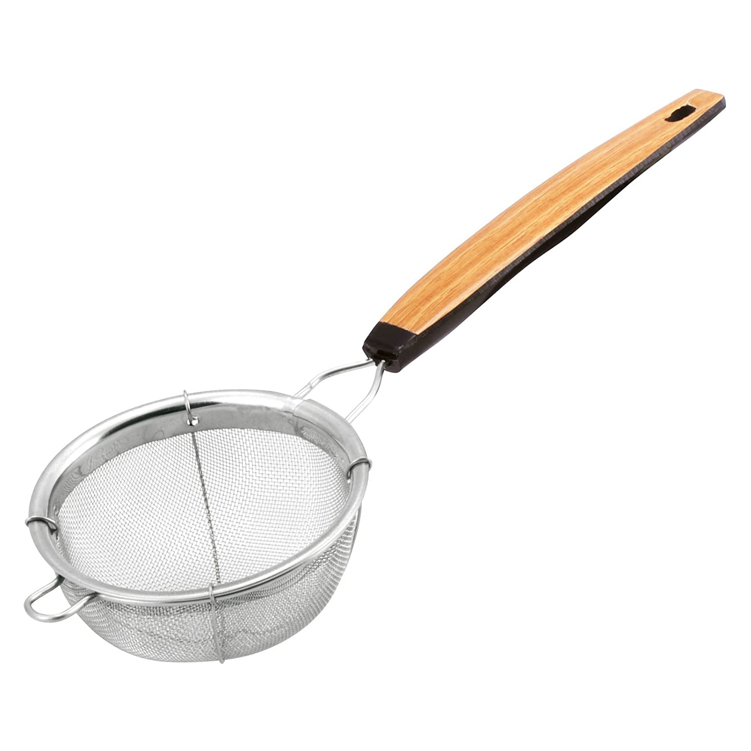 Premium Minex Stainless Steel Fine Mesh Tea Strainer with Ergonomic Plastic Handle - Perfect for Loose Leaf Tea, Herbal Infusions & Coffee Brewing at Home or Office