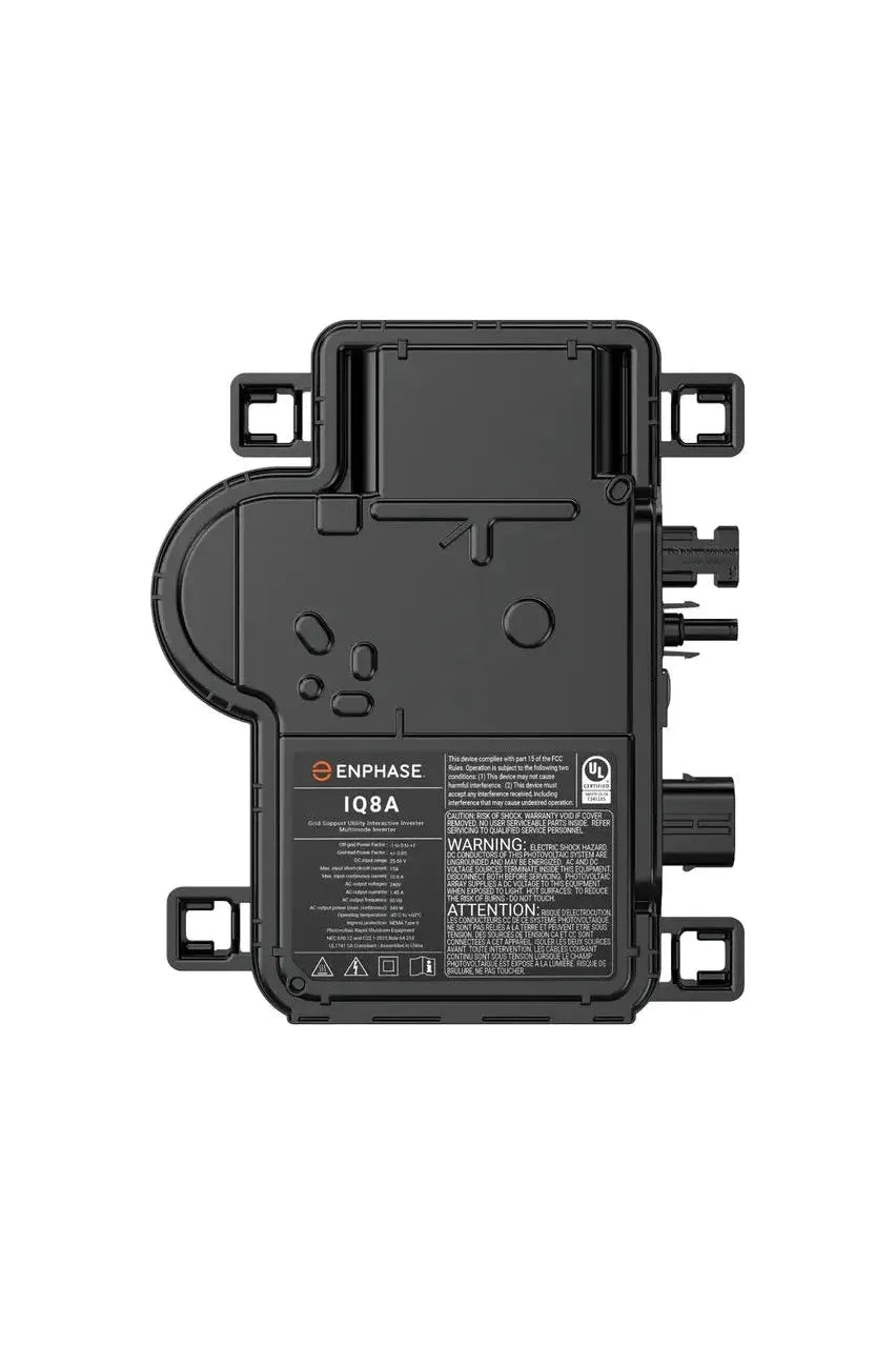 Enphase IQ8A 72M US Solar Microinverter - High Efficiency Grid-Tied Inverter for Home Solar Panel Systems | Perfect for Residential Rooftop Solar Installations