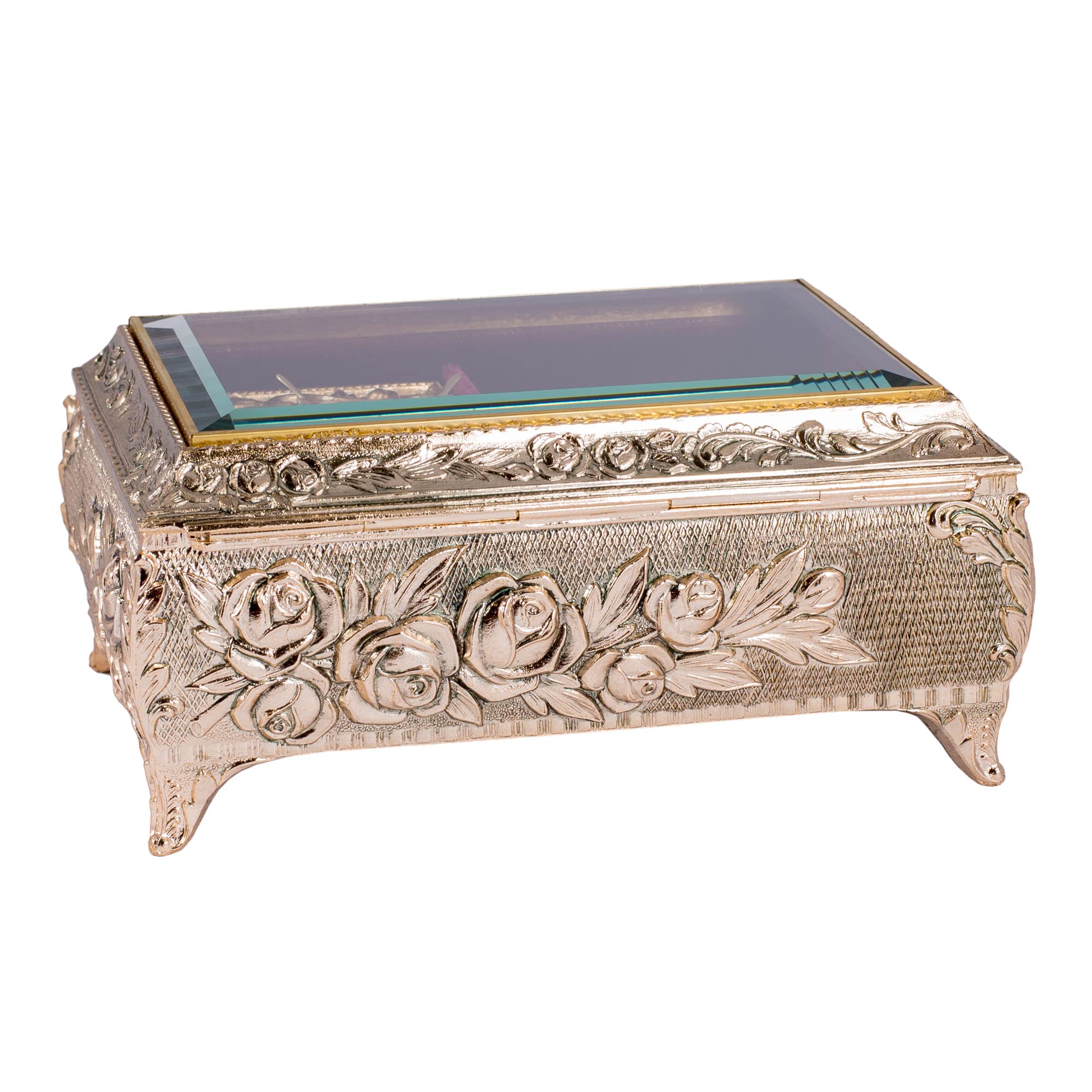Elegant Gold Animated Butterfly Music Jewelry Box with Moving Wings - Plays Vivaldi's Spring - Perfect Gift for Birthdays, Anniversaries & Home Decor