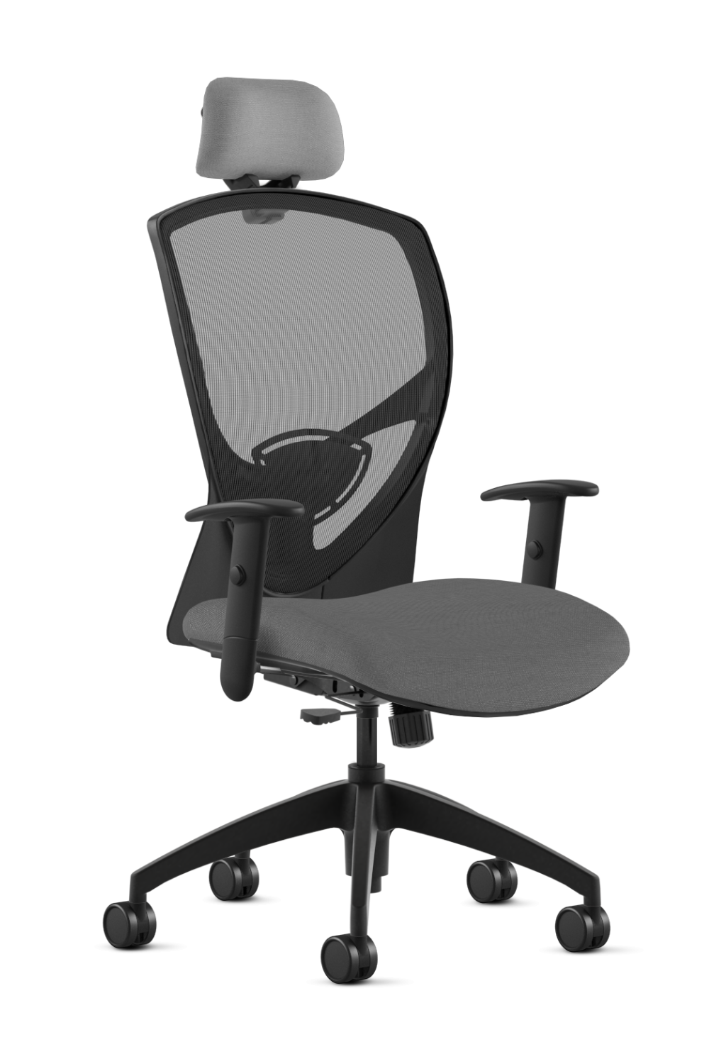 9 to 5 Theory 2180 High Back Ergonomic Office Chair with Adjustable Headrest & Seat Slider - Comfortable Task Chair for Long Hours Computer Work, Home Office & Gaming Setup