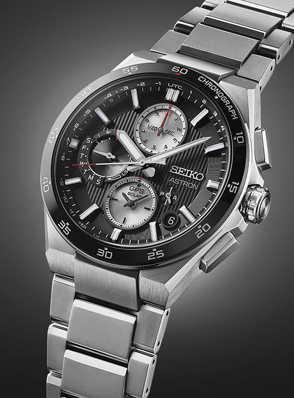 SEIKO ASTRON NEXTER GPS Solar Chronograph Watch - Night Black (SBXC151/SSH151) | Japan Made JDM | Perfect for Business, Travel & Luxury Collectors