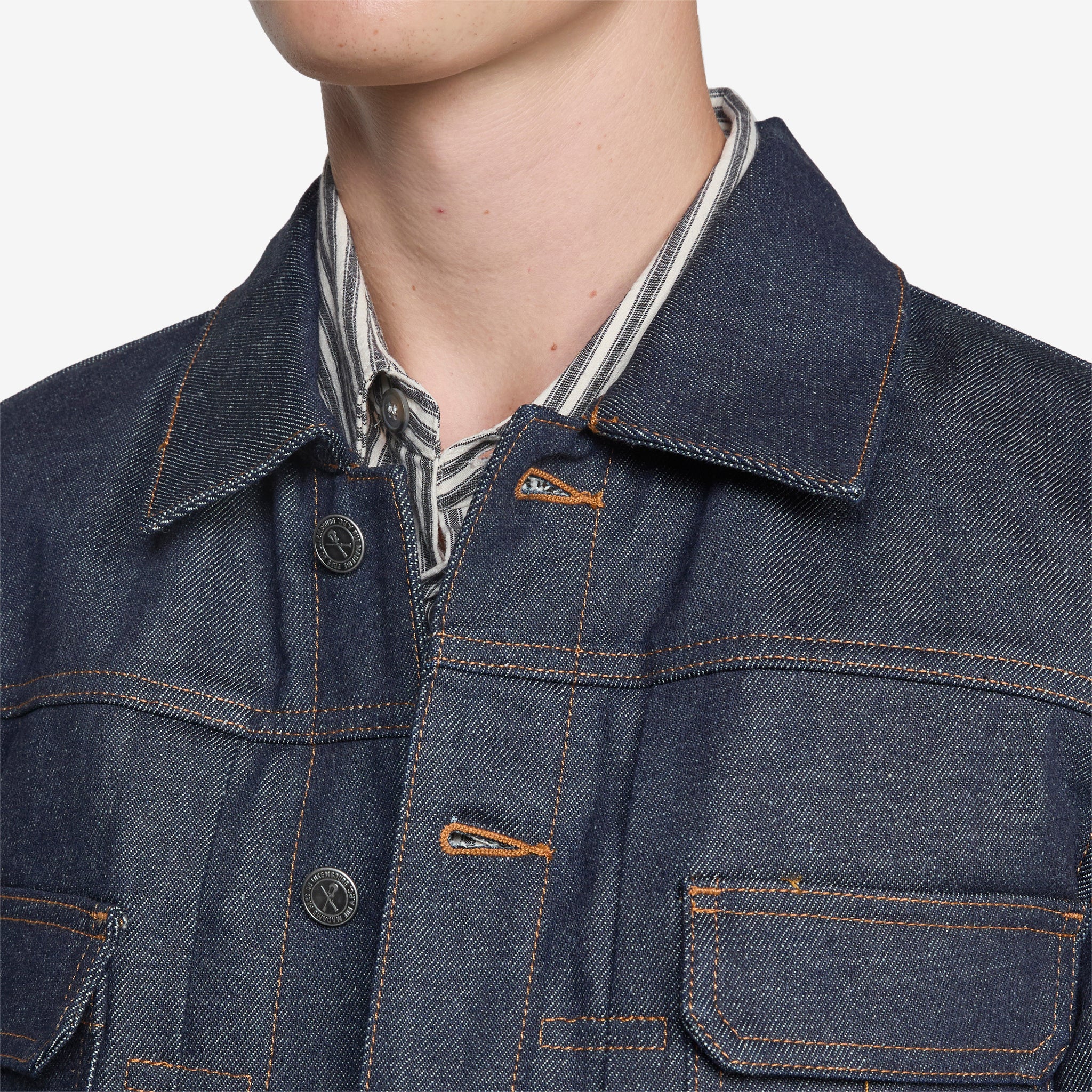 Men's Work Jean Jacket in Classic Indigo - Durable Denim Jacket for Casual Wear & Outdoor Work
