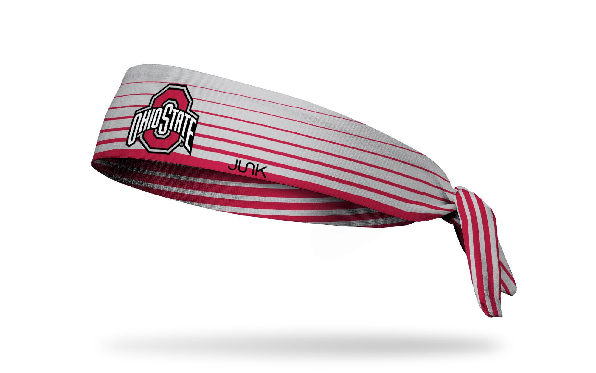 Ohio State Buckeyes Gradient Stripe Flex Tie Headband - Adjustable Sports Headband for Running, Workouts & Game Day - Perfect for Fans & Athletes