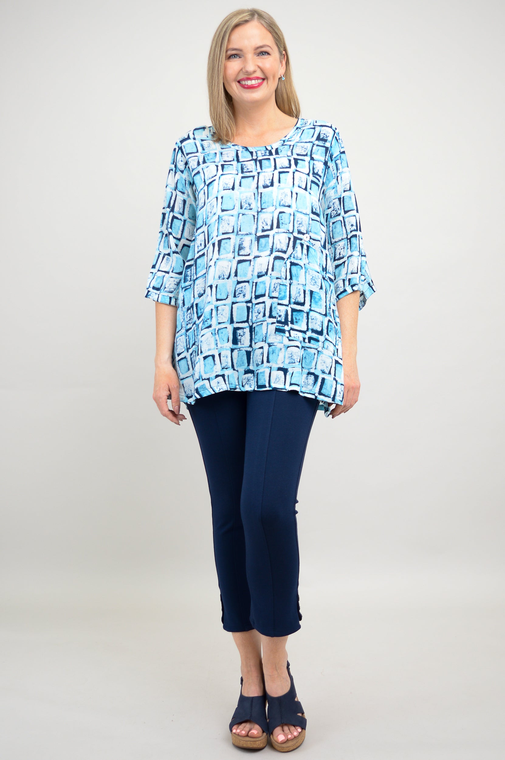 Crystal Reef Palace Blouse - Elegant Women's Fashion Top for Party, Wedding & Evening Events | Breathable & Comfortable Formal Wear