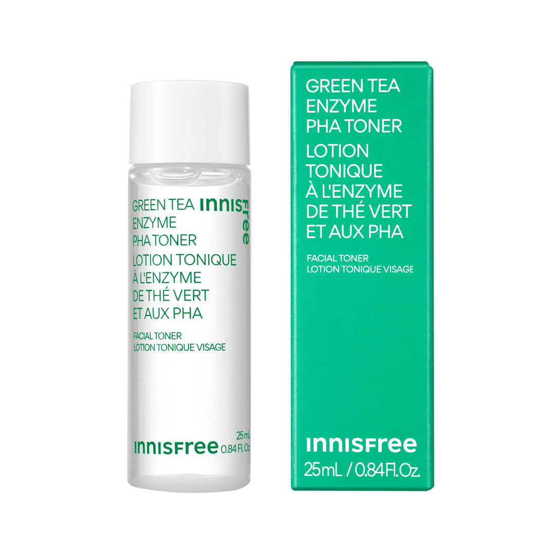 Green Tea PHA Toner 25ml - Gentle Exfoliating & Hydrating Facial Toner for Sensitive Skin | Perfect for Daily Skincare Routine & Acne-Prone Skin Care
