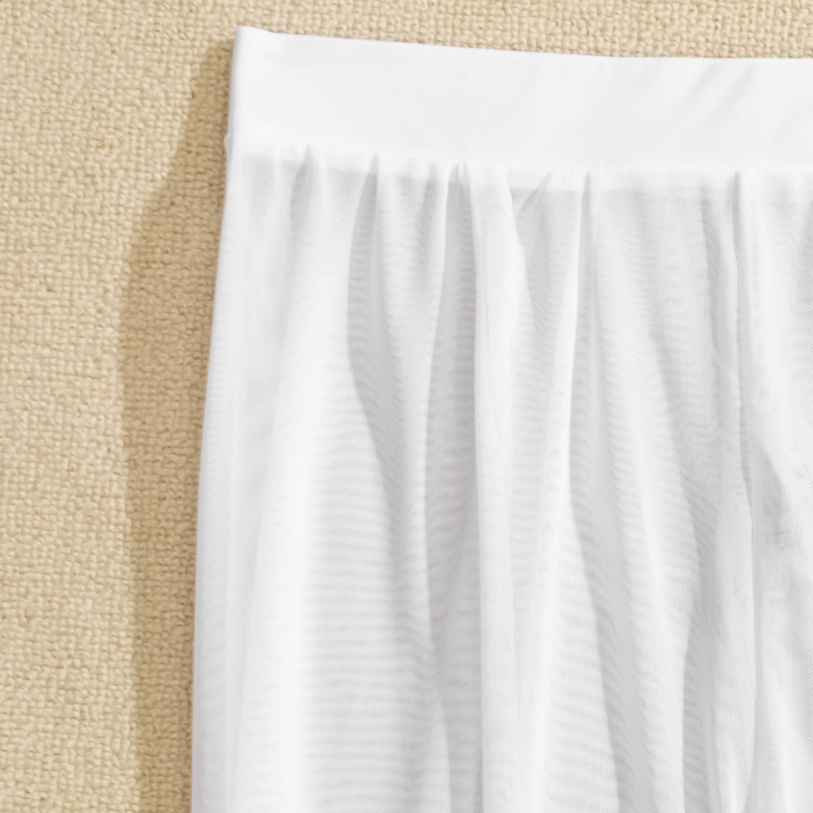 Women's Mesh Ruffle Trim Cover Up Pants - Lightweight Beach Wrap, Bikini Cover Up, Shiny Swimwear Wrap for Summer 2023 | Perfect for Poolside, Vacation, and Beach Outings