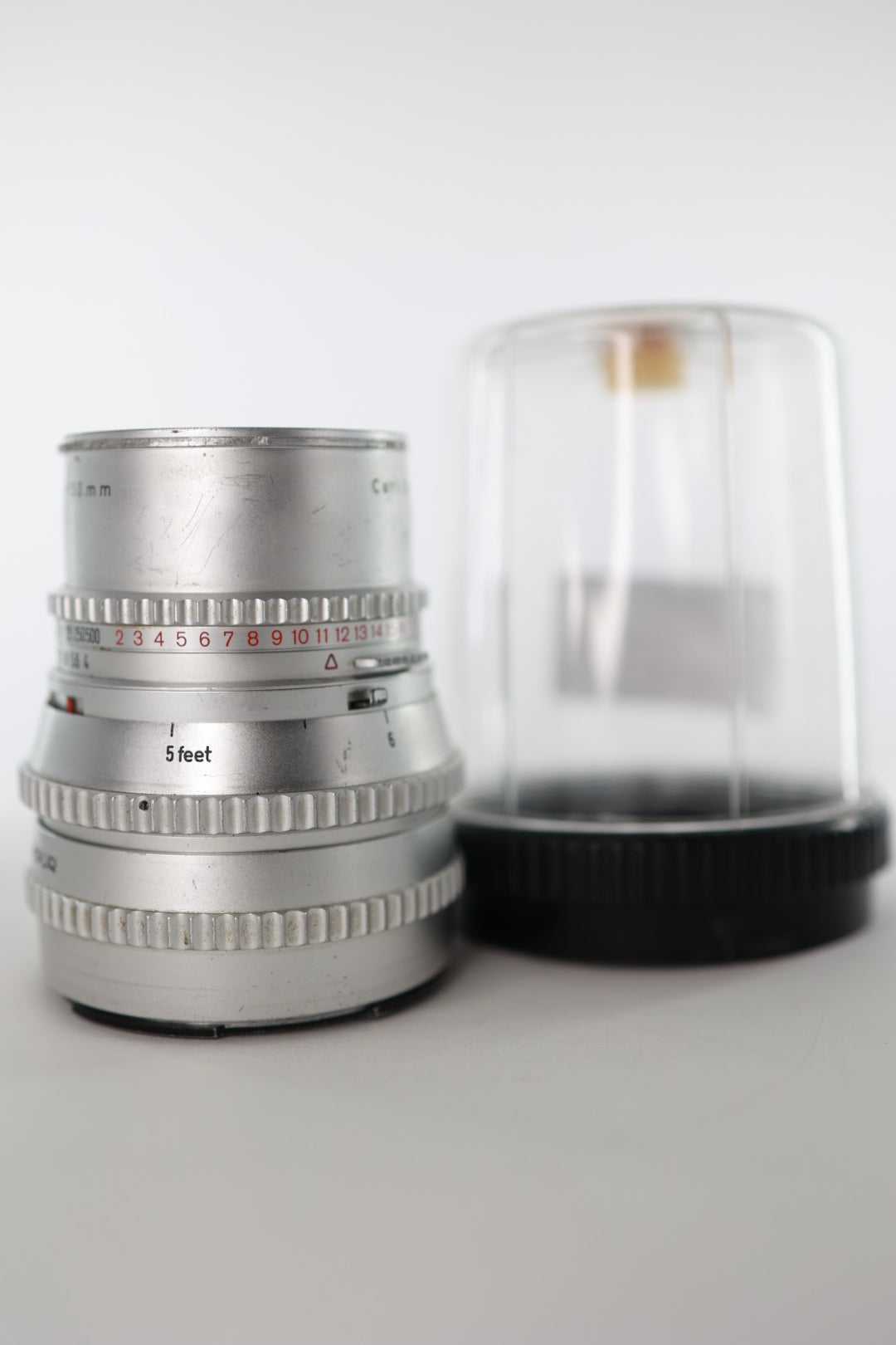 Used Hasselblad HA150/75920 Synchro Compur Zeiss Sonnar 150mm F/4 Lens - Vintage Medium Format Camera Lens for Professional Photography & Film Making