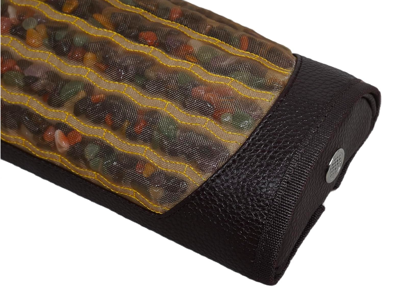 Ereada Mini Gemstone Pillow for Neck & Back Pain Relief - Healing Crystal Therapy for Stress Relief & Better Sleep - Perfect for Home, Office & Travel Use