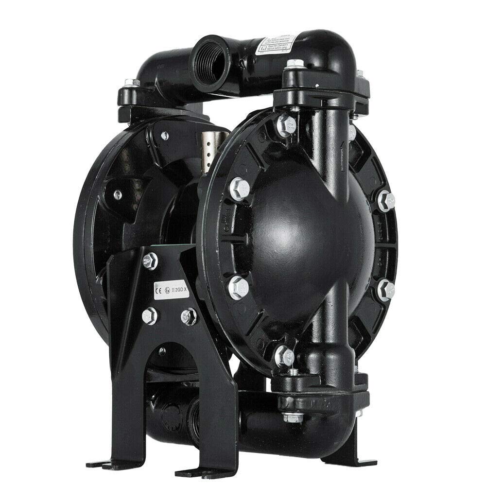 35GPM Air-Operated Double Diaphragm Pump - QBY4-25L Heavy Duty AODD Pump with 1