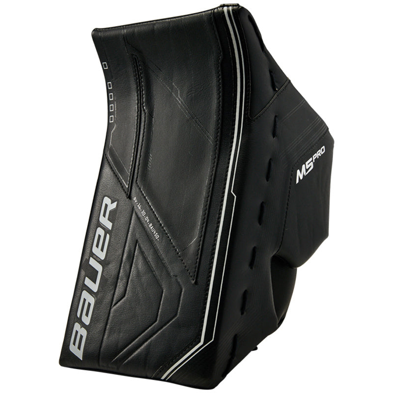 Bauer Supreme M5 Pro Intermediate Hockey Goalie Blocker - Premium Protection for Ice Hockey Goalies