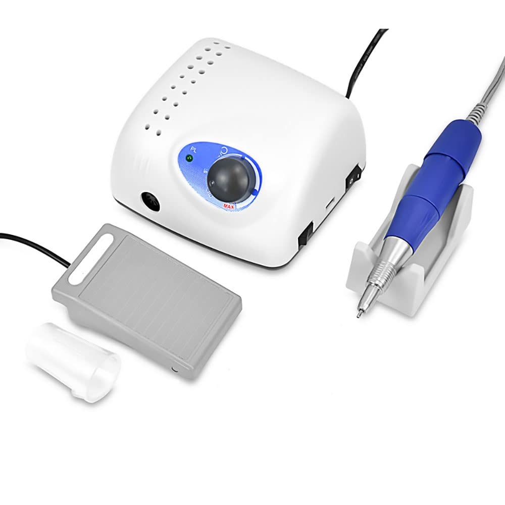 210W Electric Nail Drill Machine Professional - 105L 2.35mm Handpiece Manicure Pedicure Kit for Salon & Home Use - Perfect for Acrylic Nails, Gel Polish Removal & Nail Art Design