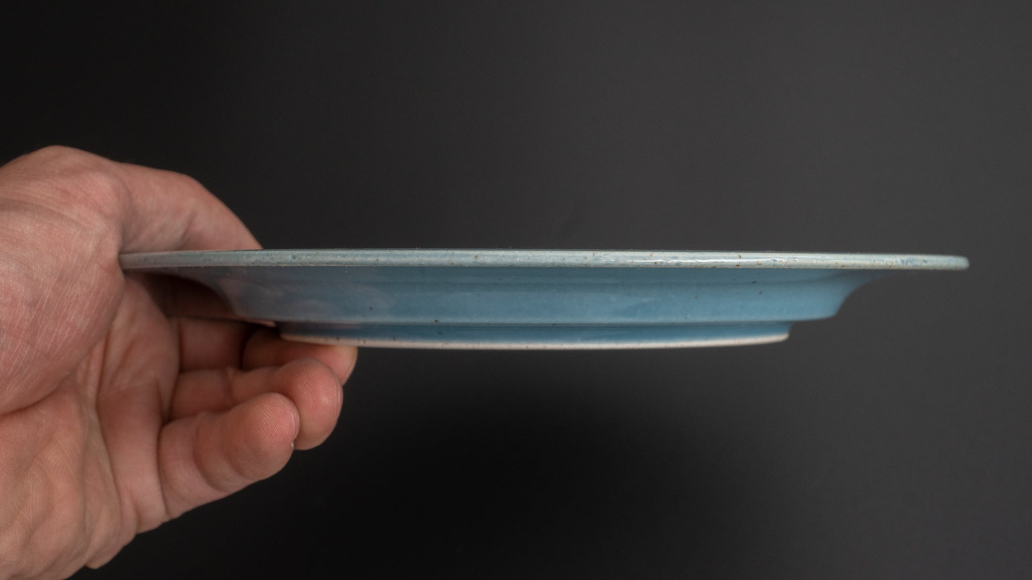 Premium HI CONDITION Lifestyle #005 Plate - Stylish HI CON Blue Ceramic Dinnerware for Modern Dining & Home Decor