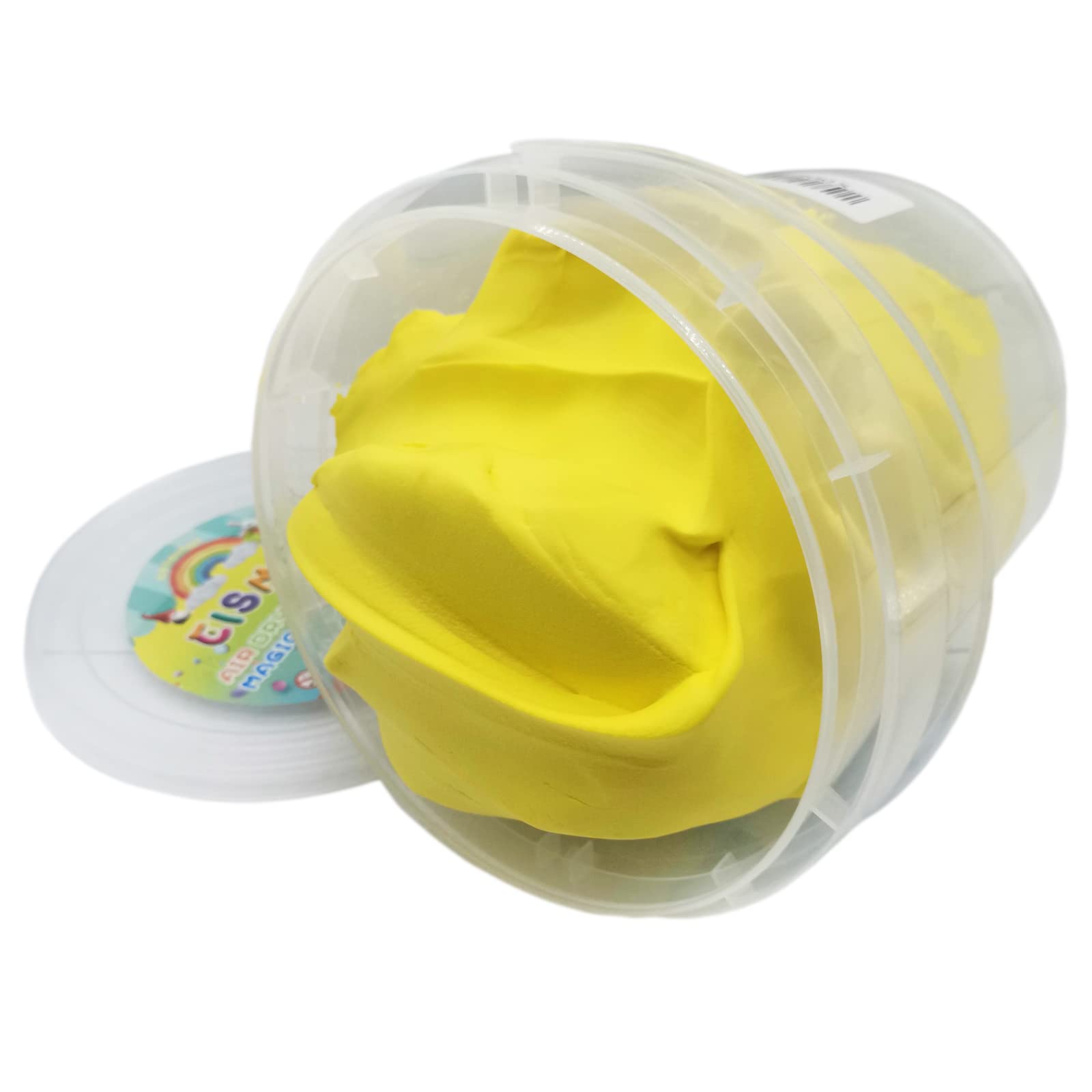 Ultra Light Soft Air Dry Modeling Clay - 10.5 oz Magic DIY Molding Dough for Kids & Adults - Non Toxic Primary Colors Art Craft Kit (Yellow) - Perfect for School Projects, Home Decor & Creative Gift Making