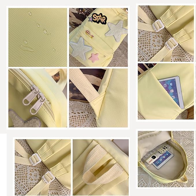Y2K Star Backpack for School & Travel | Drakonas