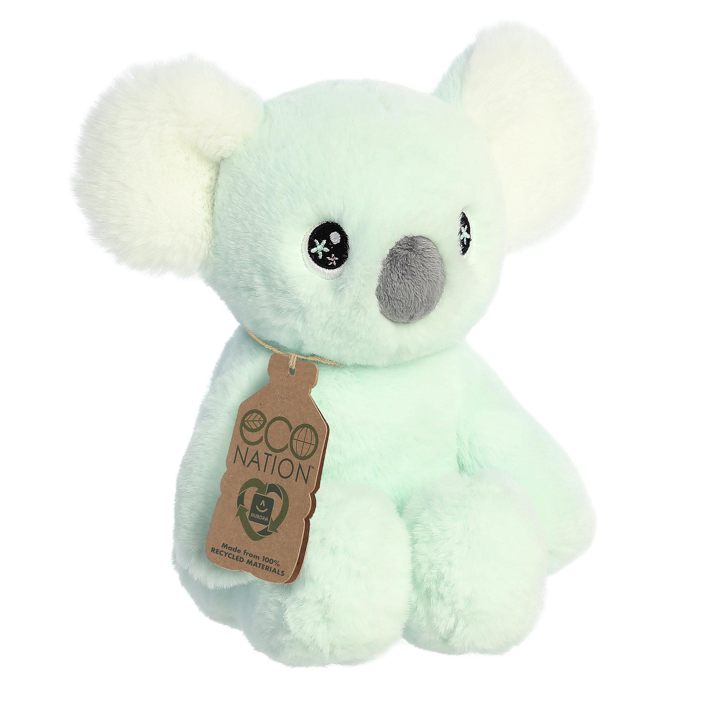 Eco-Friendly Spearmint Koala Plush Toy - 8