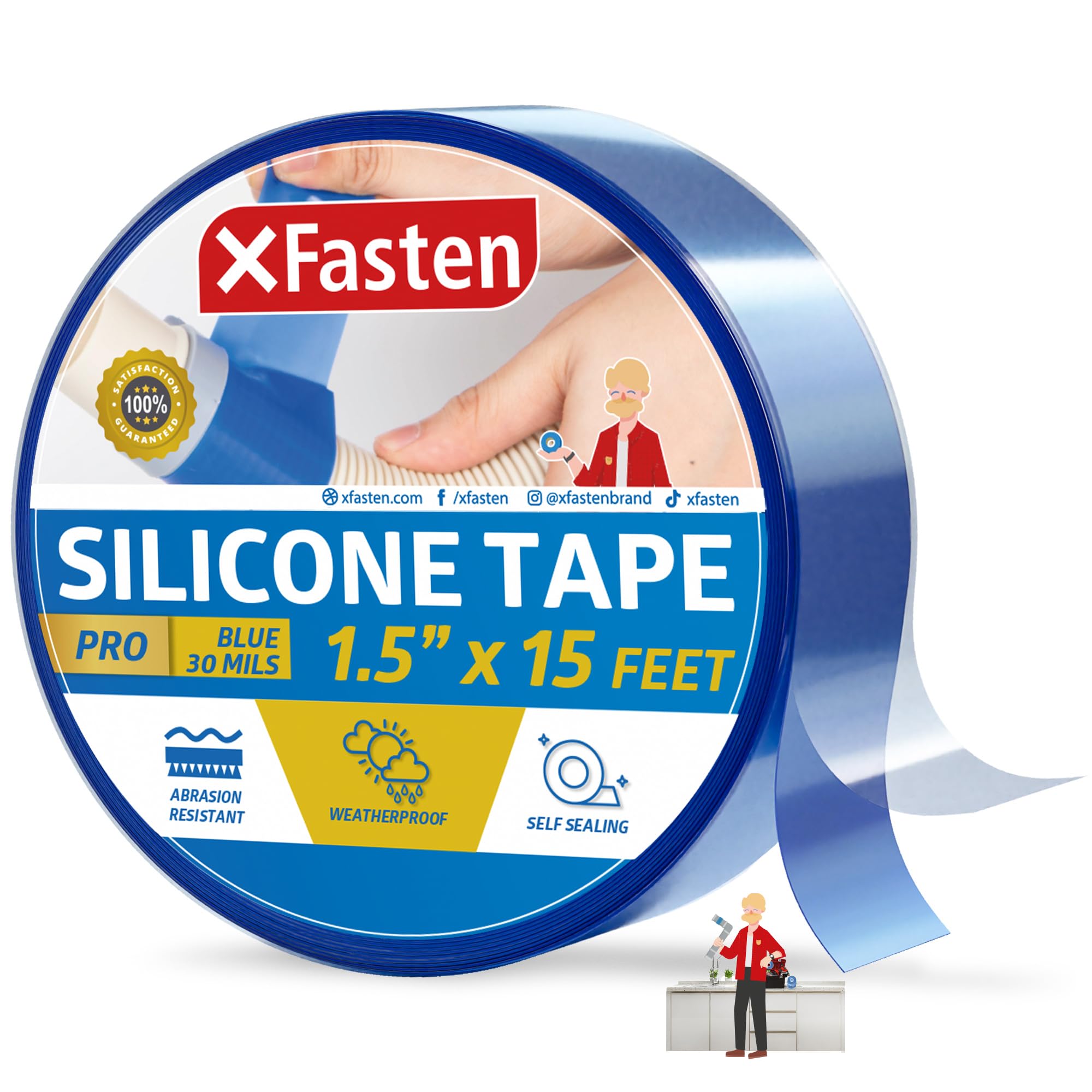 XFasten Self-Fusing Silicone Tape Pro - 1.5