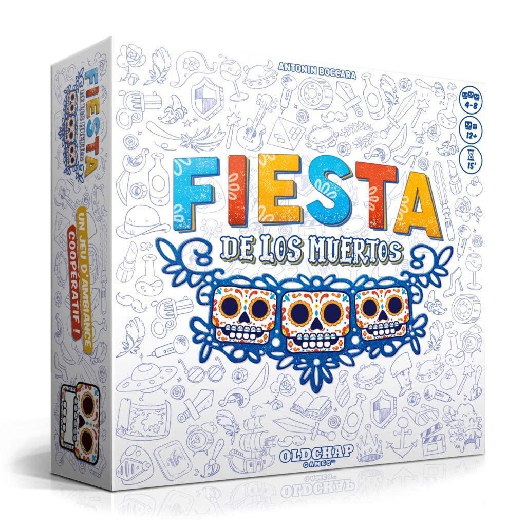 Oldchap Games - Fiesta de Los Muertos Party Board Game | Day of The Dead Celebration Game for Adults & Families | Perfect for Halloween, Mexican Themed Parties & Game Nights