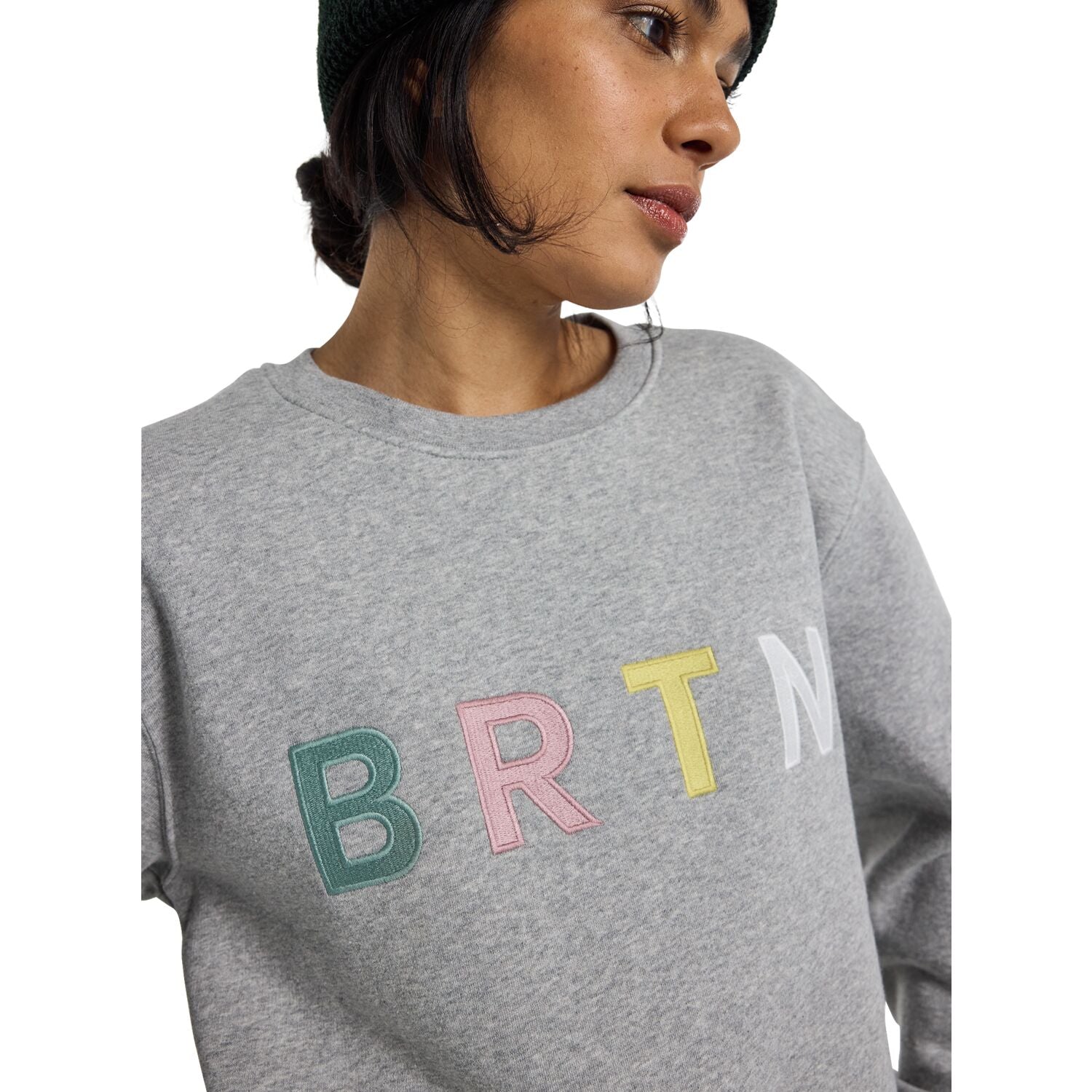 Burton BRTN Crewneck Sweatshirt for Men & Women - Soft Cotton Pullover for Casual Wear & Outdoor Activities