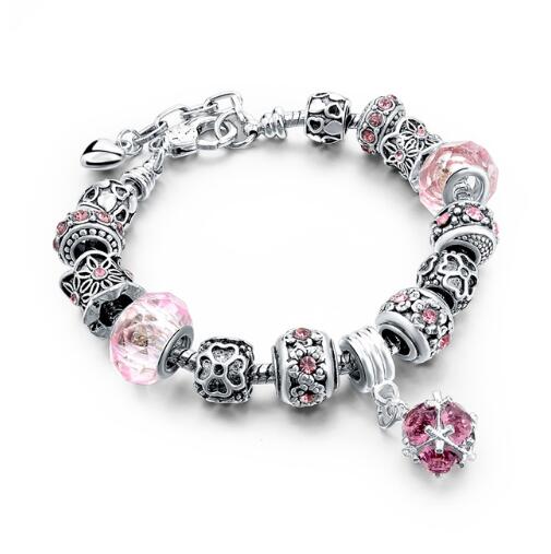 Elegant Crystal Beads & Snake Chain Charm Bracelets for Women - Stylish Boho Jewelry for Parties, Weddings & Everyday Wear