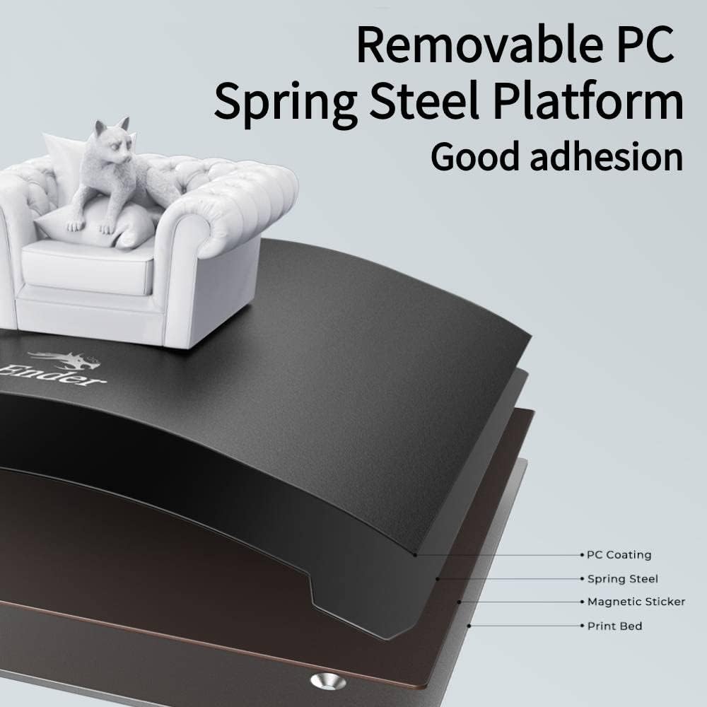 Official Creality Ender 3 V2 Neo 3D Printer with CR Touch Auto-Leveling Kit - Full-Metal Extruder & PC Spring Steel Platform - 95% Pre-Assembled for Beginners (220×220×250mm) - Perfect for Home DIY, Prototyping & Educational Projects