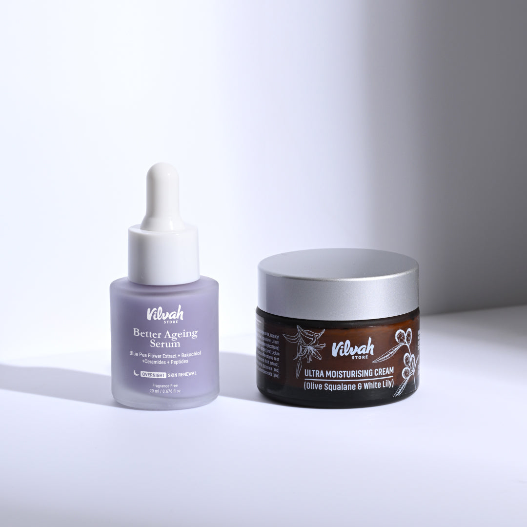 Better Ageing Kit - Anti-Aging Skincare Set for Women & Men | Reduce Wrinkles & Fine Lines | Daily Face Care Routine for Youthful Glow