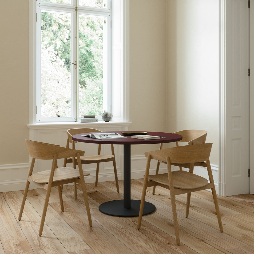 BY Kato AC2 Side Chair - Modern Wooden Dining Chair with Comfortable Cushion - Perfect for Kitchen, Dining Room, and Office Use