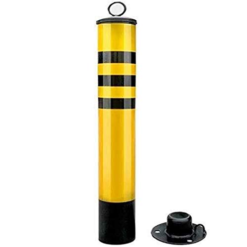 Heavy Duty Parking Lock - Anti-Theft Garage Parking Barrier with Thick Crash Pile for Securing Parking Spaces | Ideal for Residential Driveways, Commercial Lots & Public Parking Areas