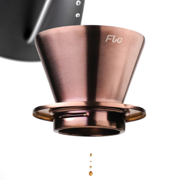 Varia x Kurasu Kyoto FLO Dripper - Premium Japanese Coffee Pour Over Dripper for Specialty Brewing | Perfect for Home Baristas, Coffee Enthusiasts & Gift Giving