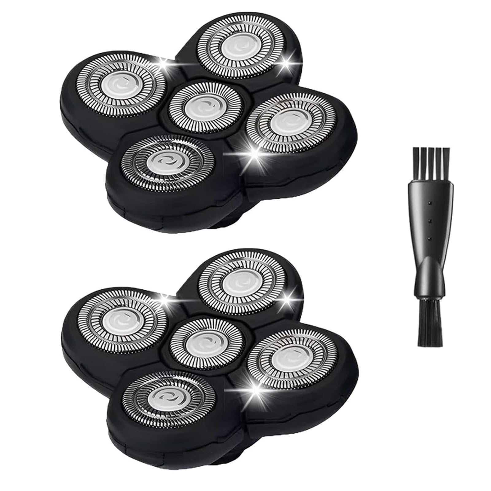 Groomi Baldie Pro Head Shaver Replacement Blades - 2 Pack OEM Compatible Blades for Men's Head Shaving - Perfect for Smooth Bald Head Maintenance at Home or Travel