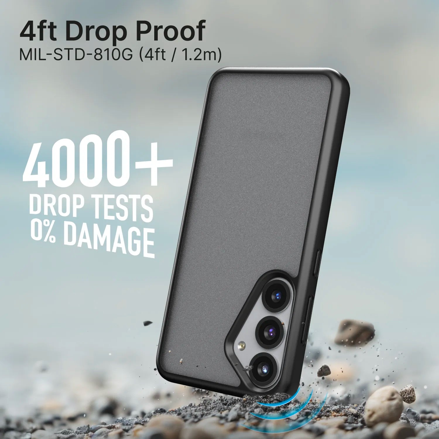 Samsung Galaxy S25 Shockproof Case - Heavy Duty Impact Protection, Slim Fit Cover for Galaxy S25 (Pre-Order) - Perfect for Outdoor Activities, Travel & Daily Use